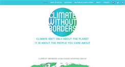 Desktop Screenshot of climatewithoutborders.org